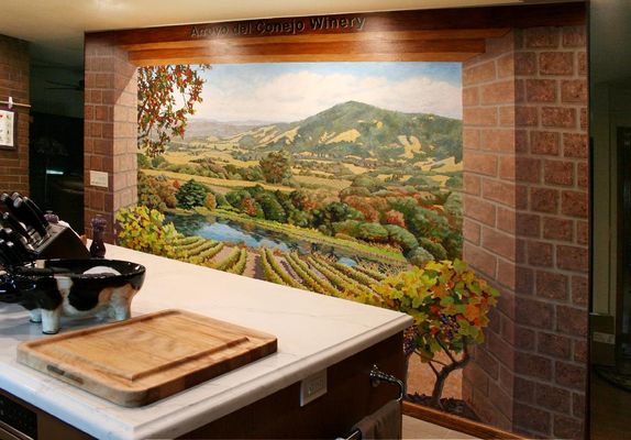 Stunning Wall Mural of Sonoma County Vineyards.jpg