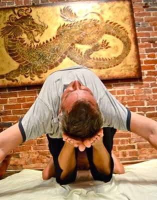 Thai Massage Flying Backbend