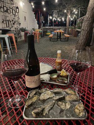 Estate Pinot Noir  Oysters