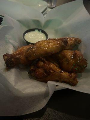 Mango habanero wings