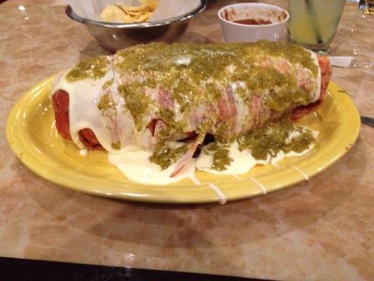 Monster Burrito. Wow. I won't be finishing this tonight. But it is good.