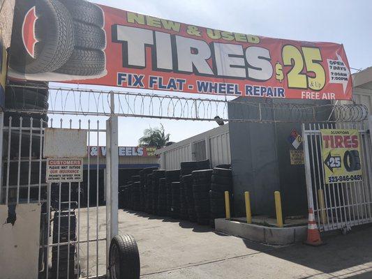 We have used tires in Good condition!!!!!