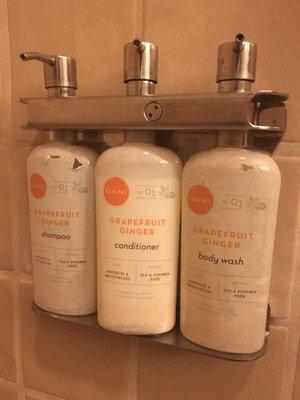 Grapefruit Ginger Shampoo, Conditioner & Body Wash