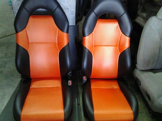 Custom Covered Bucket Seats