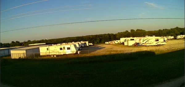 Beautiful Sunset over the Hardcastle Self Storage