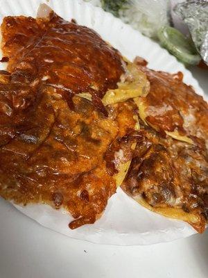 Suadero and Lengua with cheese. Delicious!