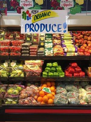 Oranic produce section!