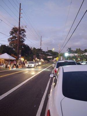 Street at dusk