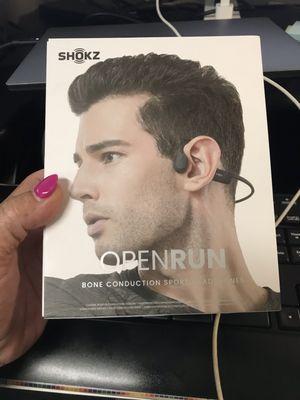 Shokz Open Run waterproof bone conduction Bluetooth headphones