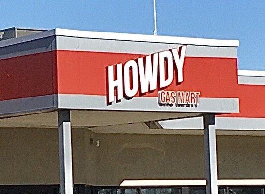 Howdy is a local convenience store name.