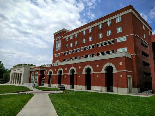 Looks like a drawing, but it's the new Levine Center!