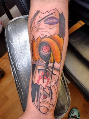 Naruto Panel Tattoo by Dre @Dre__Inks