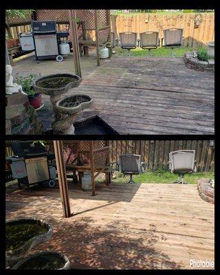 Deck restoration