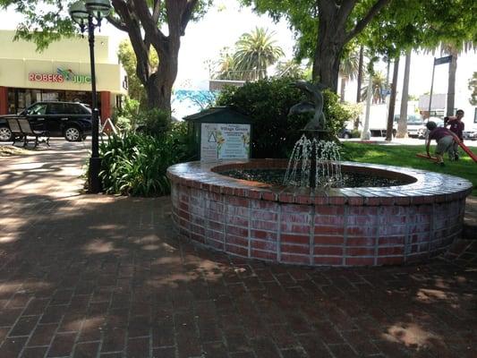 Dolphin fountain