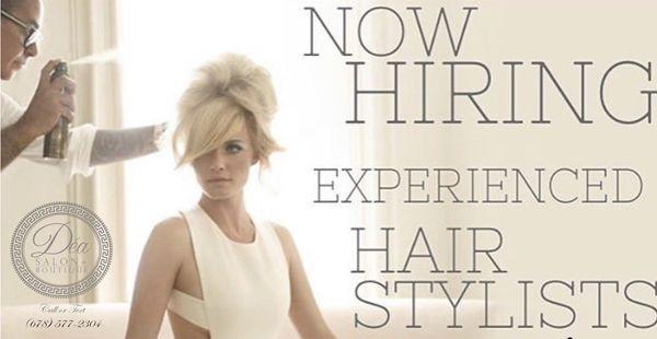 Always Hiring Experienced Hair Stylists!  Join a great team in a salon with full amenities in Roswell.