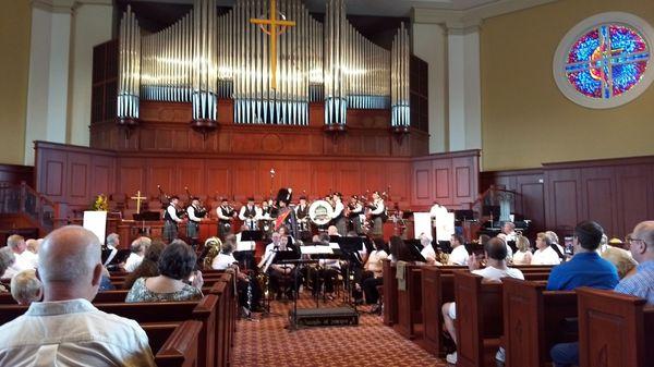 The Sounds of Sawnee concert band was also a part of the celebration.