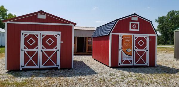 More of our Express line...Need a little more space? Choose one of our Lofted Barns!