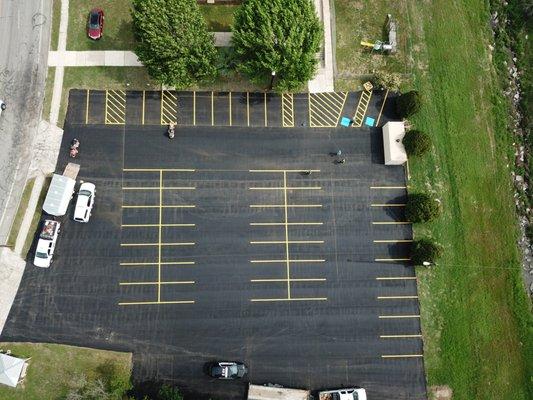 parking lot paving