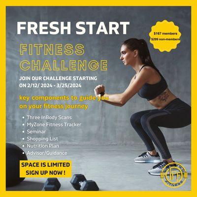 FRESH START Fitness Challenge. JOIN US!