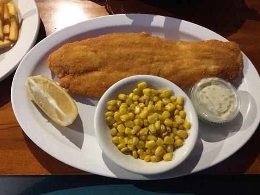 Catfish dinner special