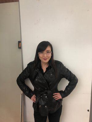 I love my Burberry leather jacket!!! Steve fixed it so well and so professional that I can't even see my holes!