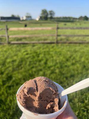 Ice cream outside