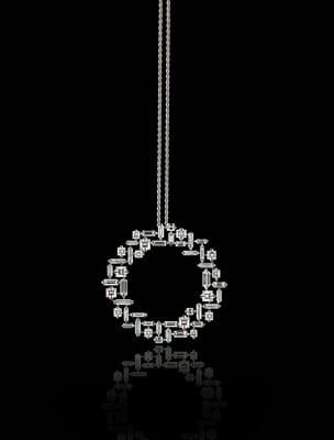 Cubism Circular diamond necklace by Stefano Canturi