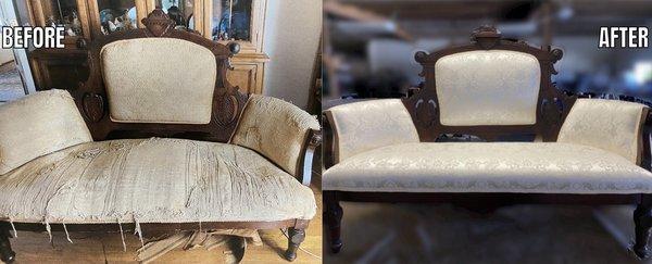 Sofa chair repair like Brand NEW!