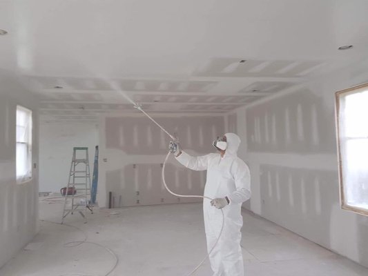 Spraying primer