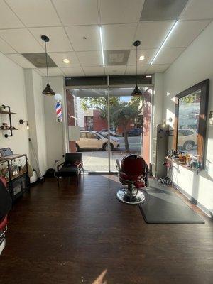 Barbershop interior