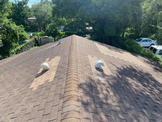 New Vents and roof repair