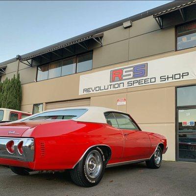 My 71 Chevelle Malibu 350 Infront of R.S.S