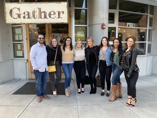 Our East Bay Team and our CEO, during the 2020 company kick-off!