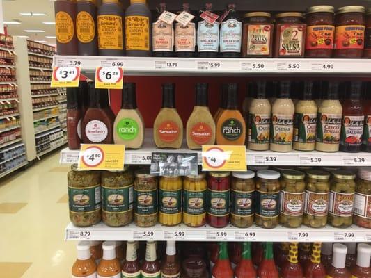 Hanley's salad dressings!