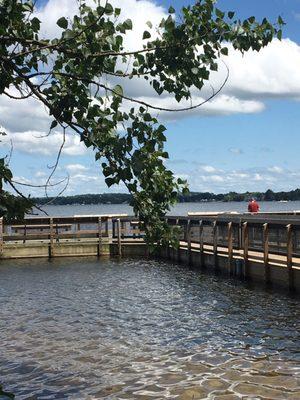 Fishing dock.