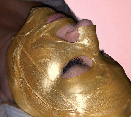 24k Gold Facial $100