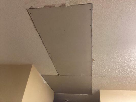 Ceiling before