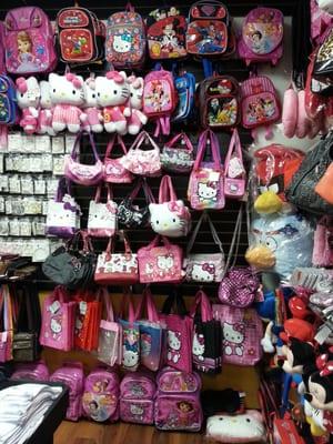 affordable hello kitty purse's, and back packs