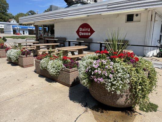 Dairy Queen, Denison Iowa. Outdoor seating