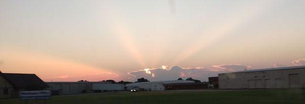 Western sky, on our way home from mizzourah