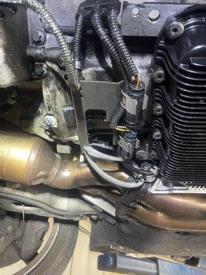 Transmission oil pan gasket repair