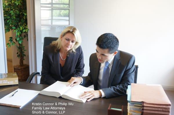 Kristin Connor - Partner and Phillip Wu - Associate at Shorb & Connor, LLP - Family Law Attorneys