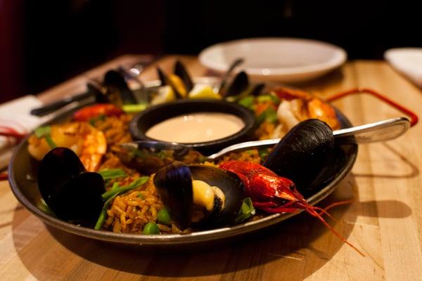 Chef Munther's famous paella.