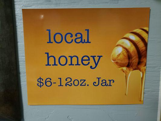 They sell honey also