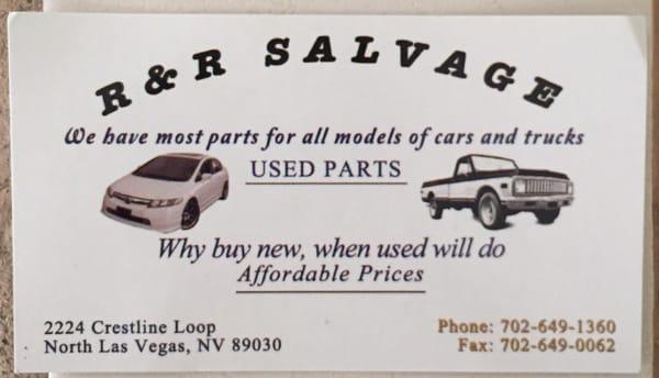 R & R Salvage