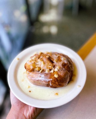 Mac Nut Cinnamon Roll