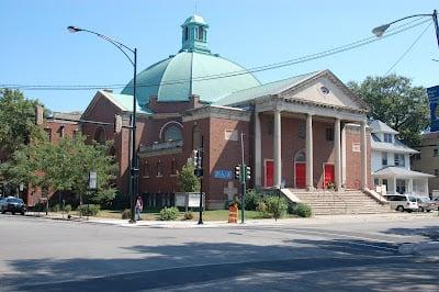 United Church of Rogers Park. Corner of Morse and Ashland.