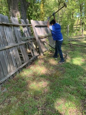 Fence Removal, Fence Installation, Fence Repair, Fence Post Removal, Exterior Home Improvement, Facelift, Junk Removal, Menher, Greensboro