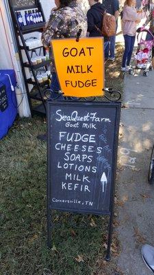 Guilty of buying goat fudge, its fantastic.