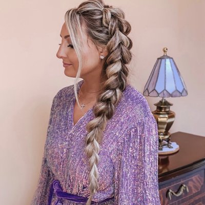 Braided updo by Ana